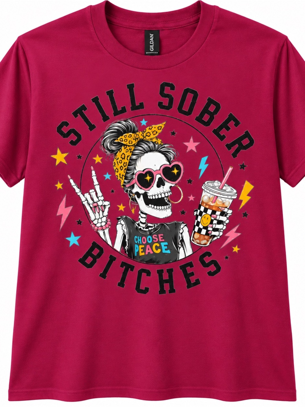 Adult Large NWOT Still Sober Graphic Tee